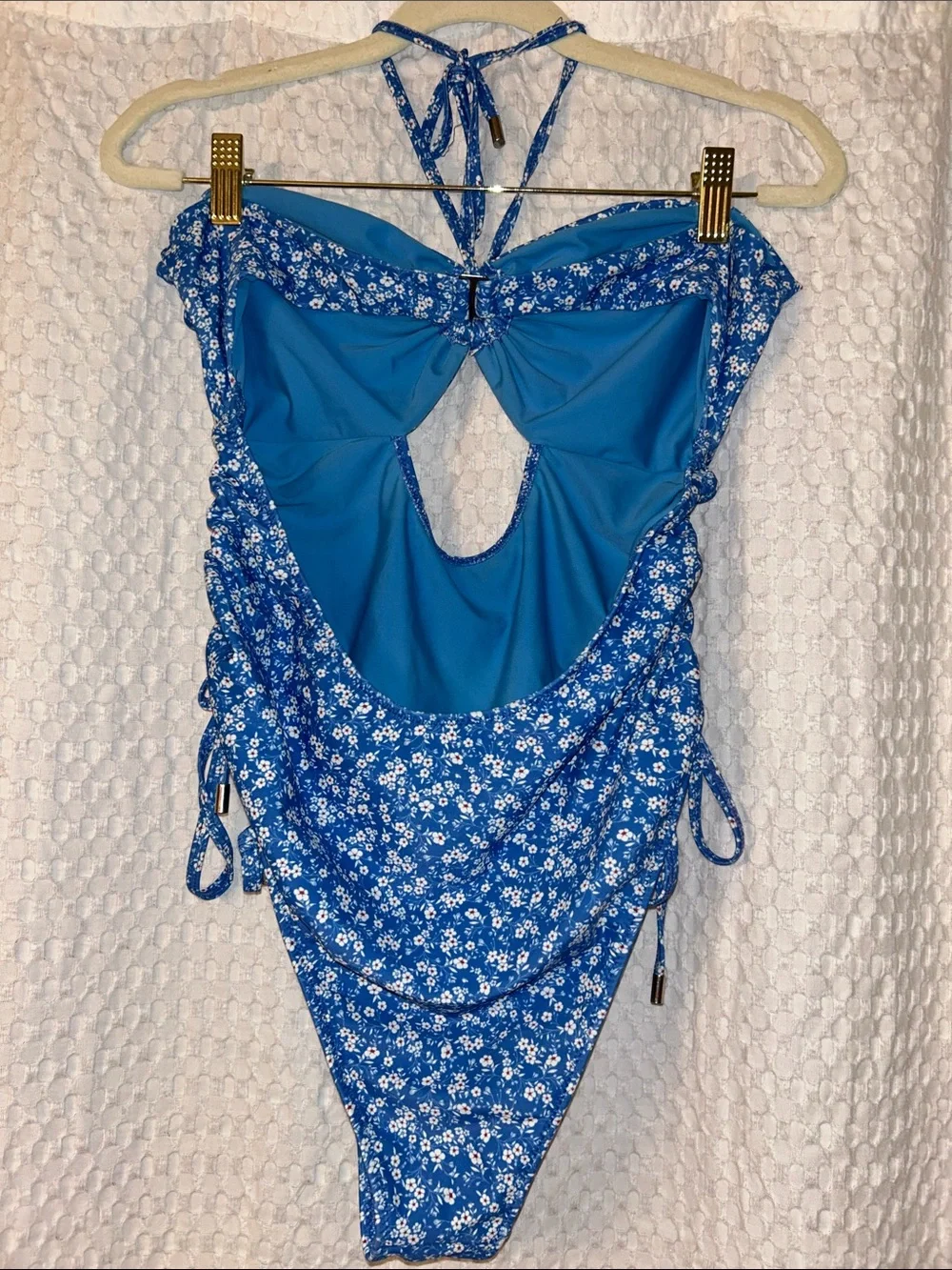 Tularosa - Dilara One-Piece in Blue Ditsy Blossom - Women’s - Lg - Picture 6 of 10